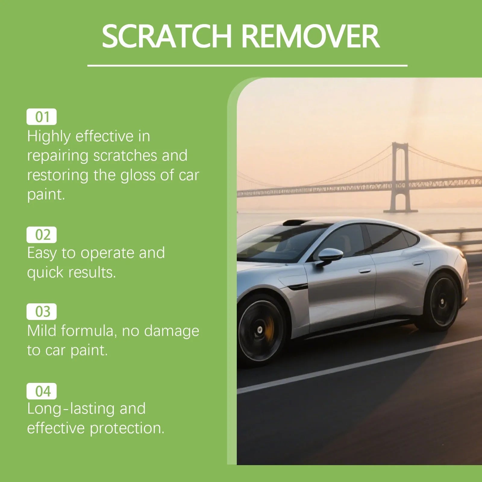 Tube of nano coating car paint scratch care cream 100g for automotive surface recovery