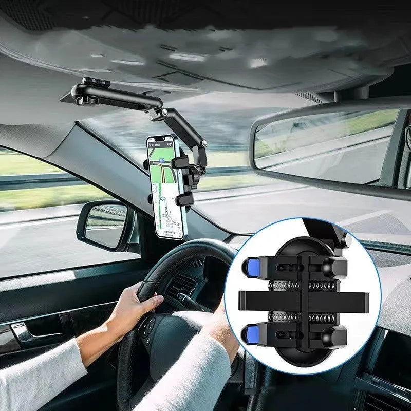 Car mount sun visor with buckle attachment in black or green for rear seat window shading