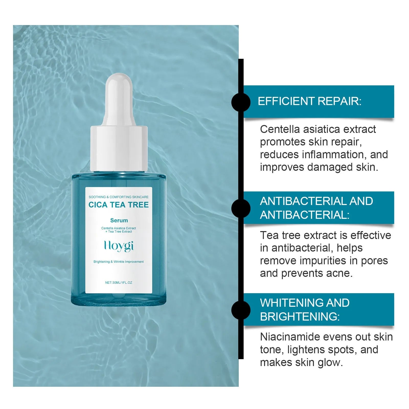 Centella Asiatica Firming Care Solution nursing formula in 30ml packaging for facial hydration and moisturising