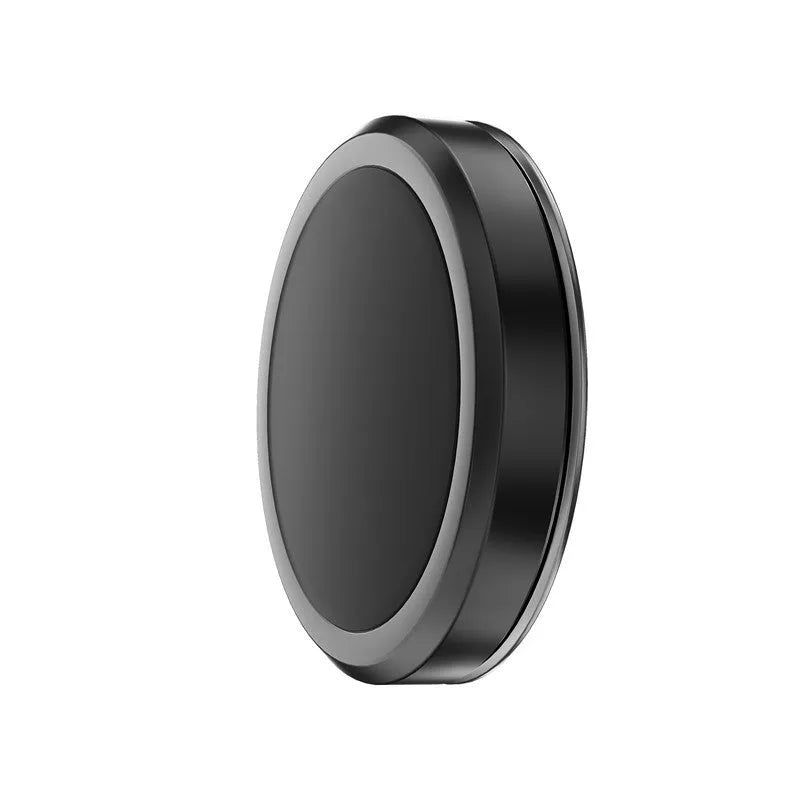 Obsidian black magnetic mobile phone holder with alloy construction and centripetal force adsorption design