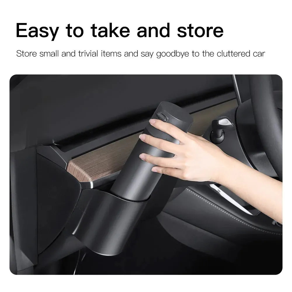 Tesla Model 3 and Model Y dashboard water cup holder for left-hand drive vehicles