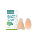 Silicone privacy sticker set showing droplet and Y-shaped pieces for discreet device protection