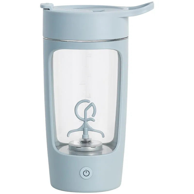 Portable automatic mixing cup blender in black, blue, pink or white with 650ml capacity
