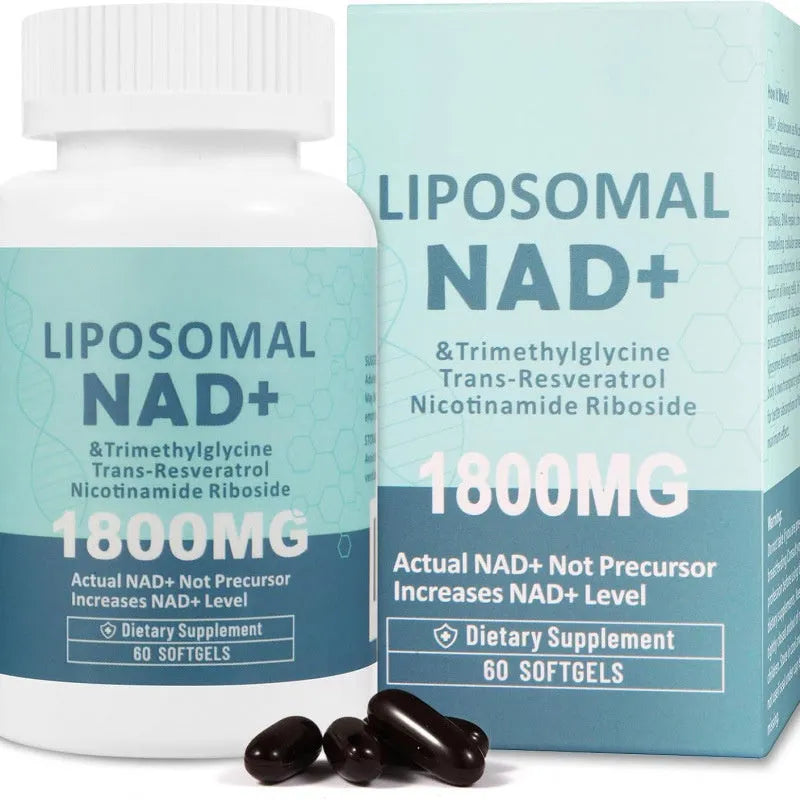 Nicotinamide mononucleotide NMN gel capsule supplement bottle with 60 or 120 piece packaging options