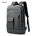 Lightweight men's Oxford cloth backpack in solid color for business commute and travel