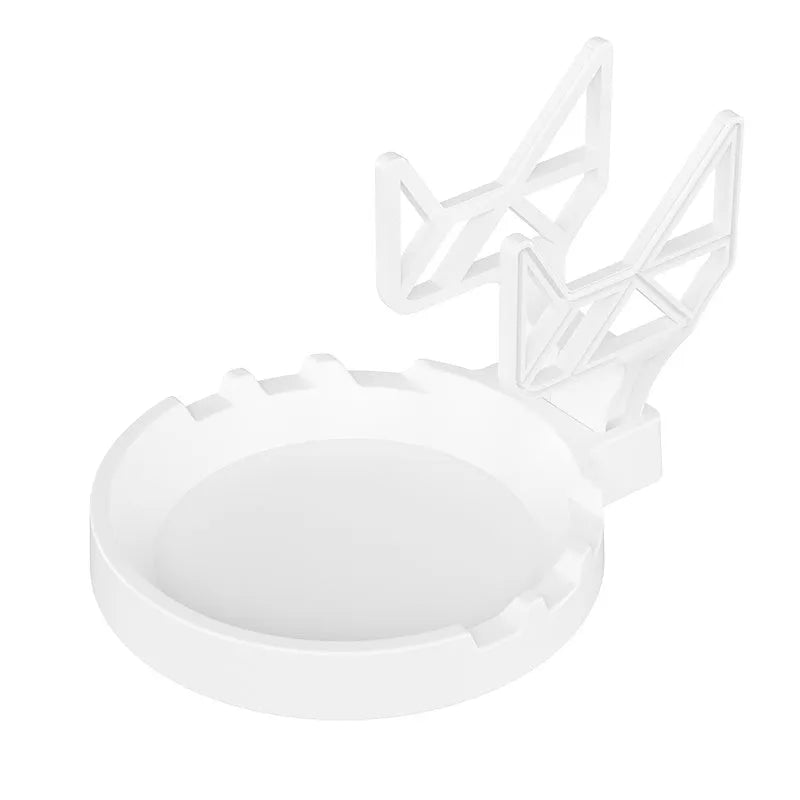 Universal plastic ABS hanging rack with non-perforated game handle in black, white or pink colours with mounting kit
