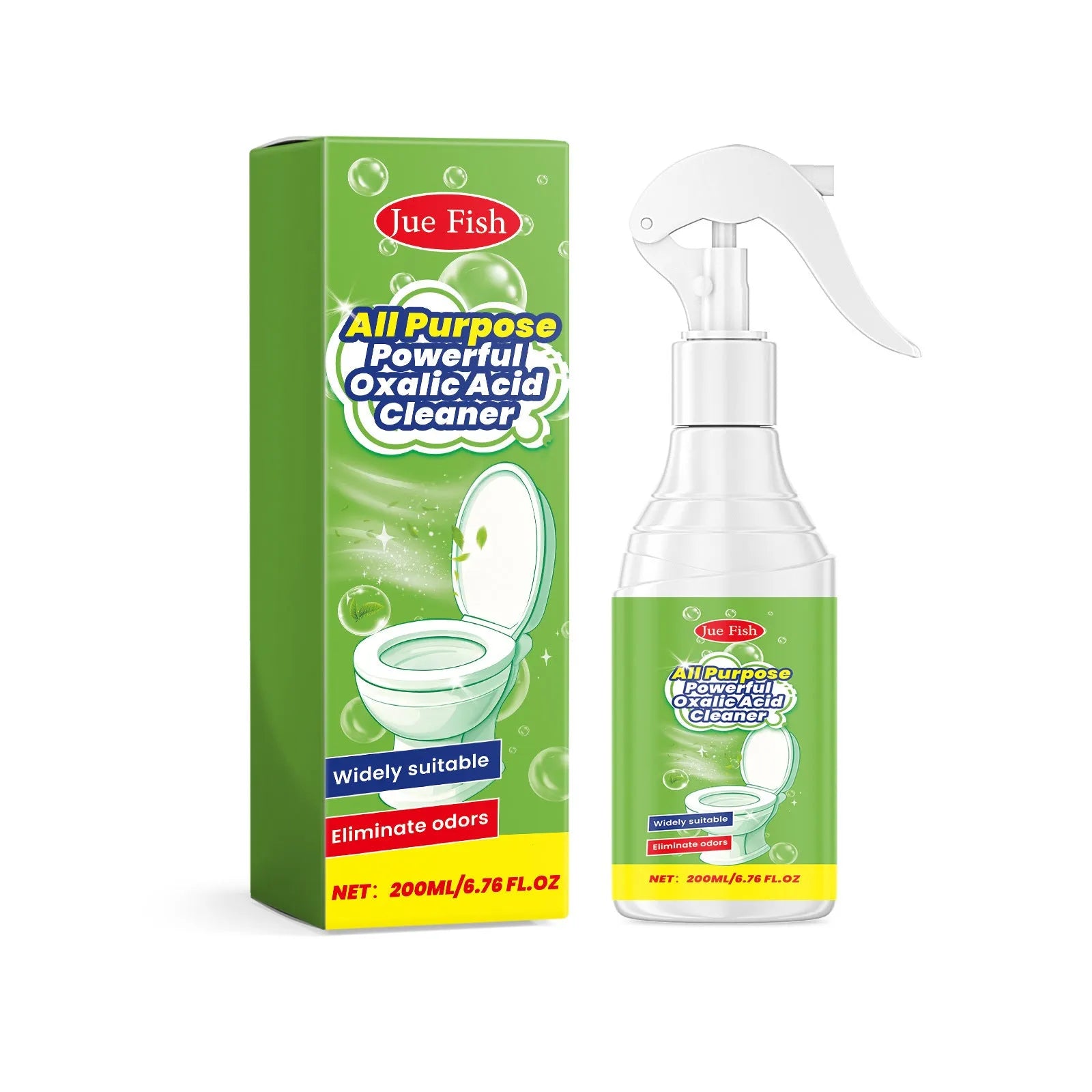 200ml household grease cleaning spray bottle measuring 5.5cm wide and 13.6cm tall