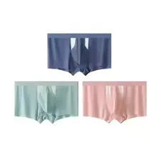 Ice silk double-layer training shorts in various colours showing hole bag design for breathability.