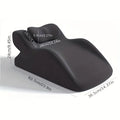 Soft prone position pillow with face cutout for reading, available in blue, gray, and green for stomach sleepers