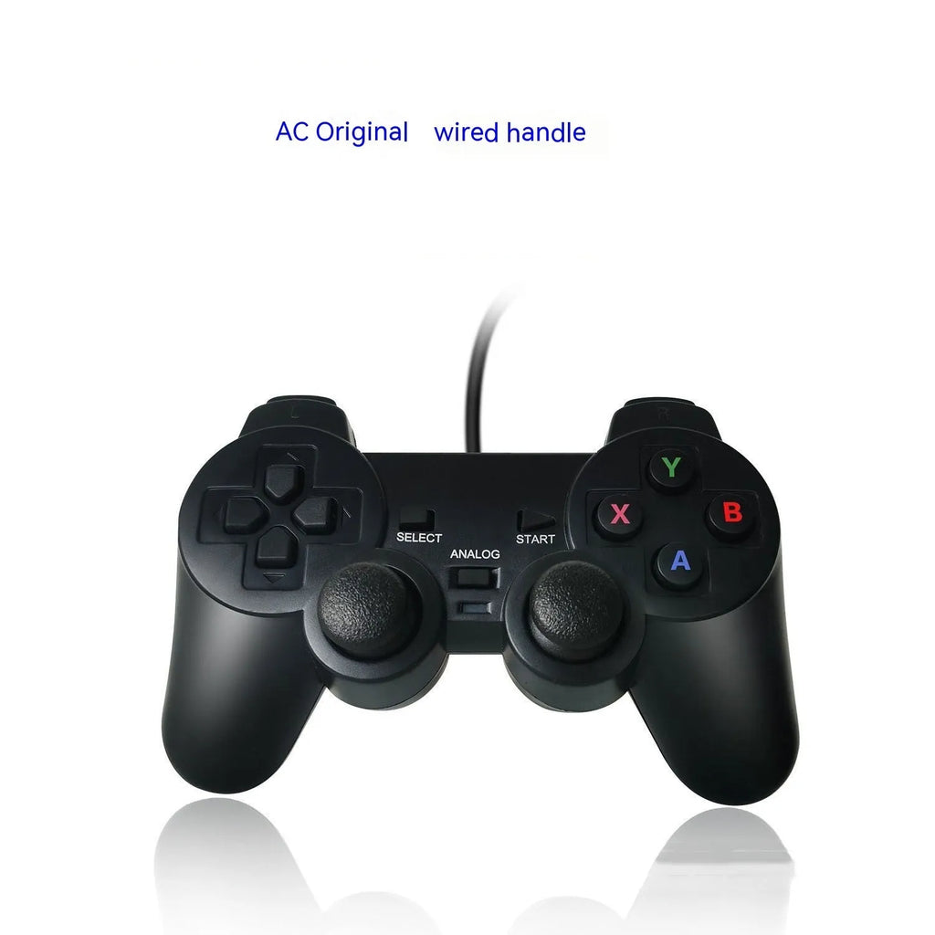 Super ConsoleX Xpropowky wired USB game controller in SNES and AC Original handle styles.
