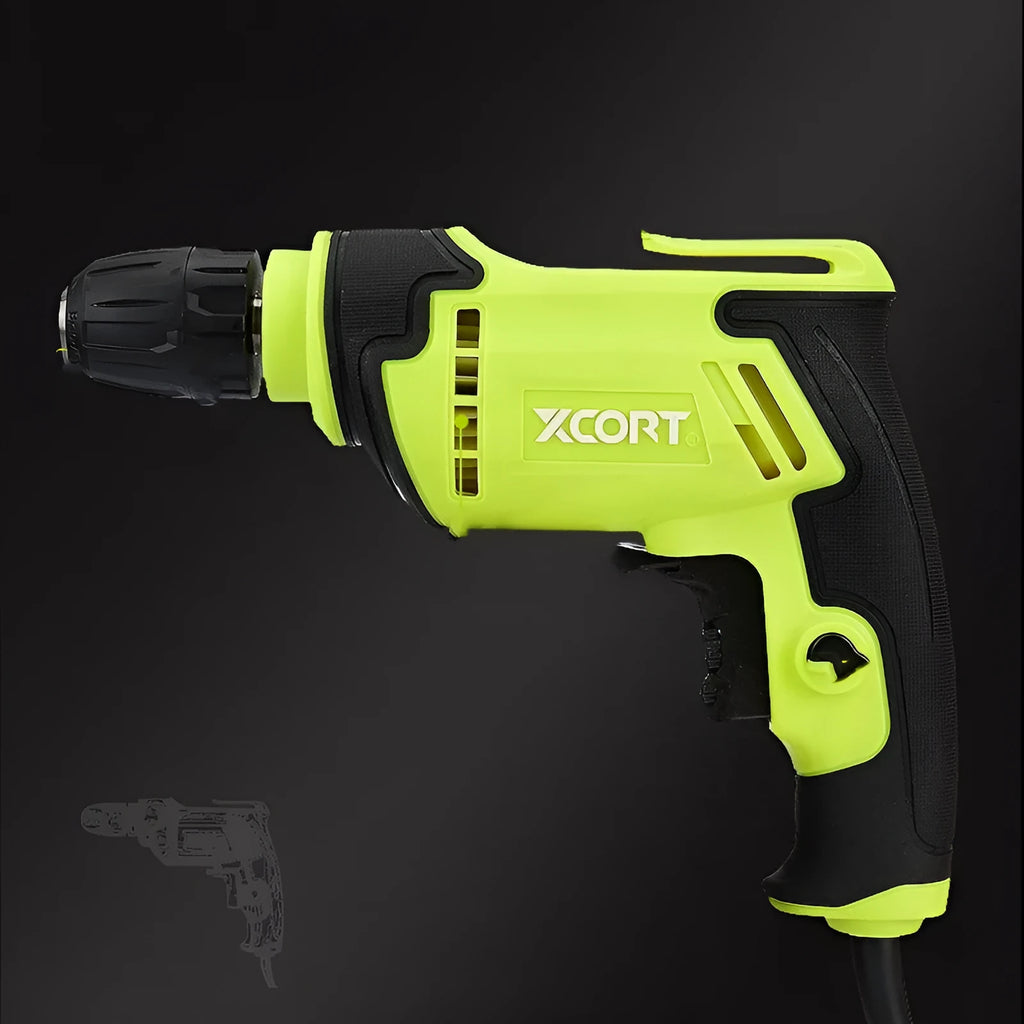 Pistol grip electric drill power tool with 450W motor and 10mm chuck