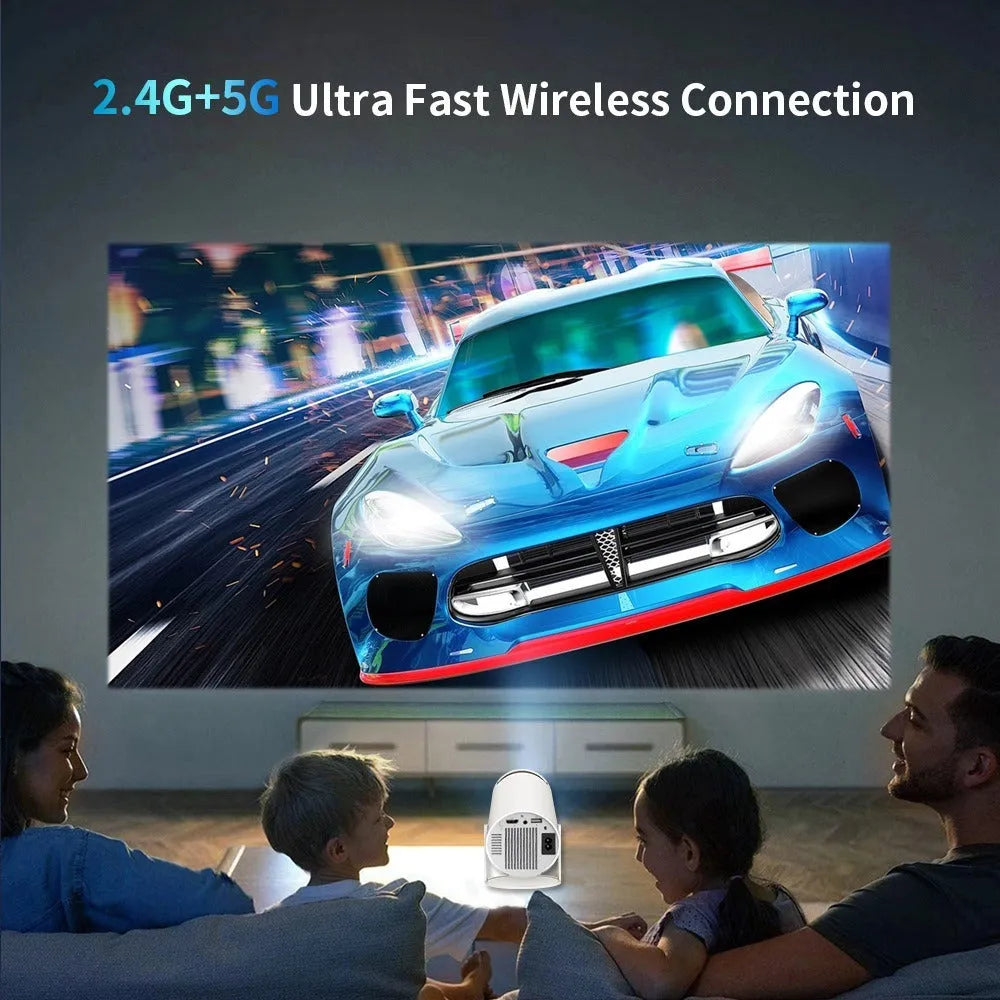 White X10 PLUS portable home smart wall projection game machine with gamepad and remote control