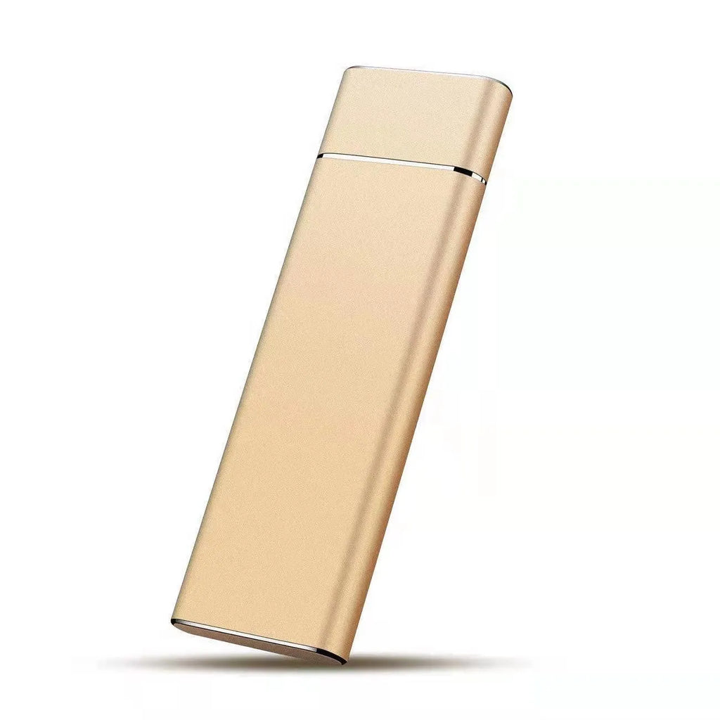 Silver aluminium alloy M.2 NGFF to USB3.1 SSD enclosure, mobile hard disk box with data cable and screwdriver