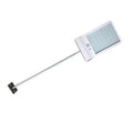 Black and white outdoor solar garden light with IP65 waterproof rating