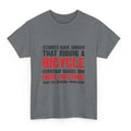 Grey women's cotton T-shirt with printed pattern and short sleeves