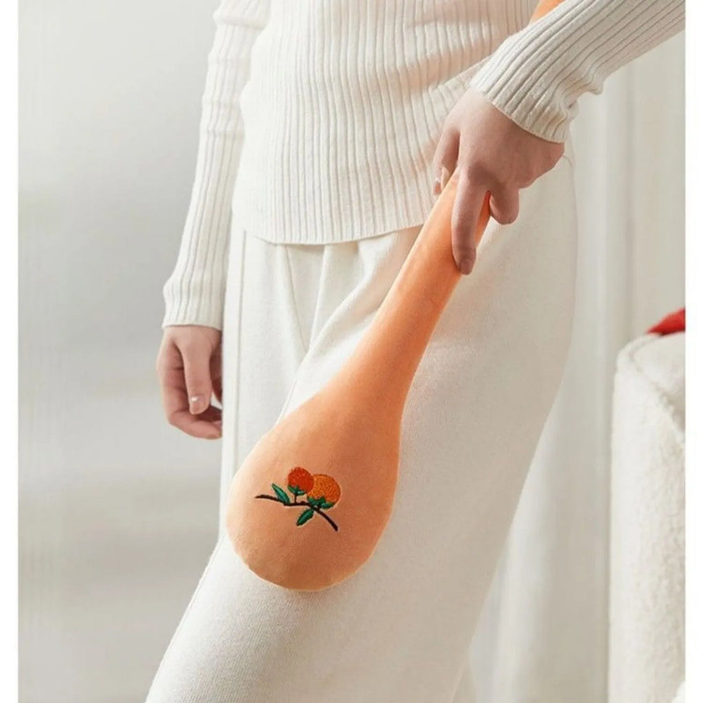 48 cm long health massage back pounding percussion therapy stick with meridian flap.