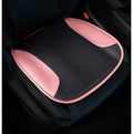 USB-powered ventilated car seat cushion with cooling fans in black colour