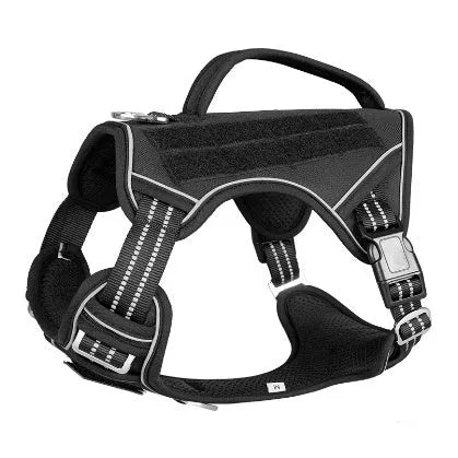 Tactical working dog chest strap harness in Oxford cloth with multiple colour options