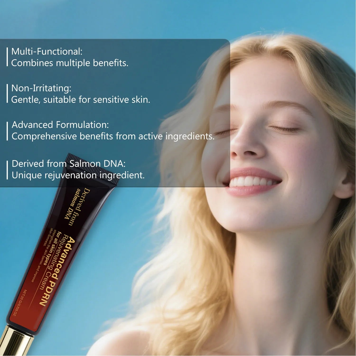 20ml skin moisturising cream in container with hydrating formula for wrinkle care