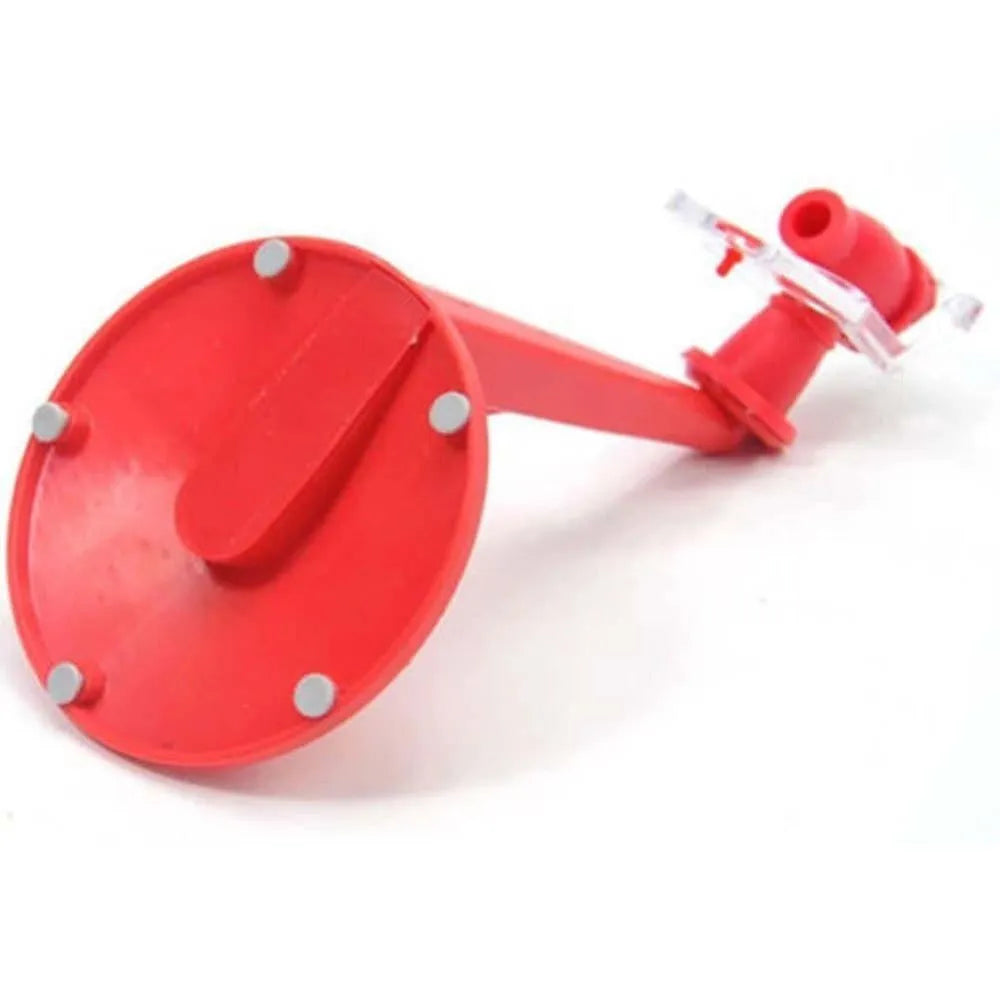 Red Magic Tap soda dispenser for 2-litre bottles with push-button drink control