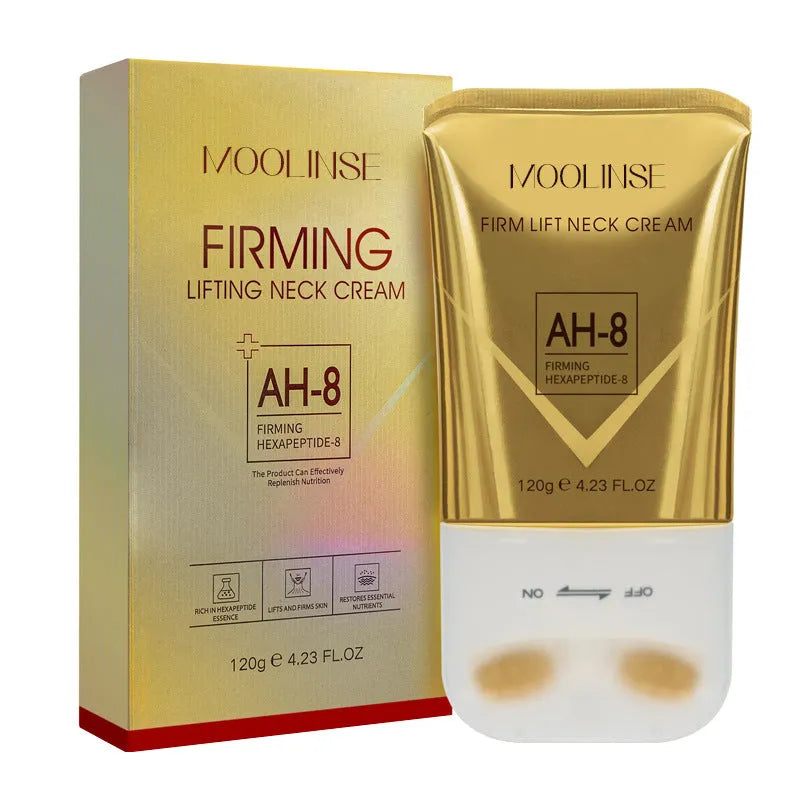 Neck firming massage cream in 120ml container for universal skin types
