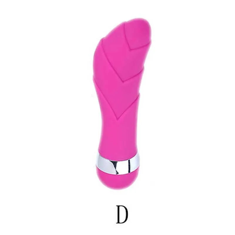 Realistic mini dildo vibrator with six vibration setting options