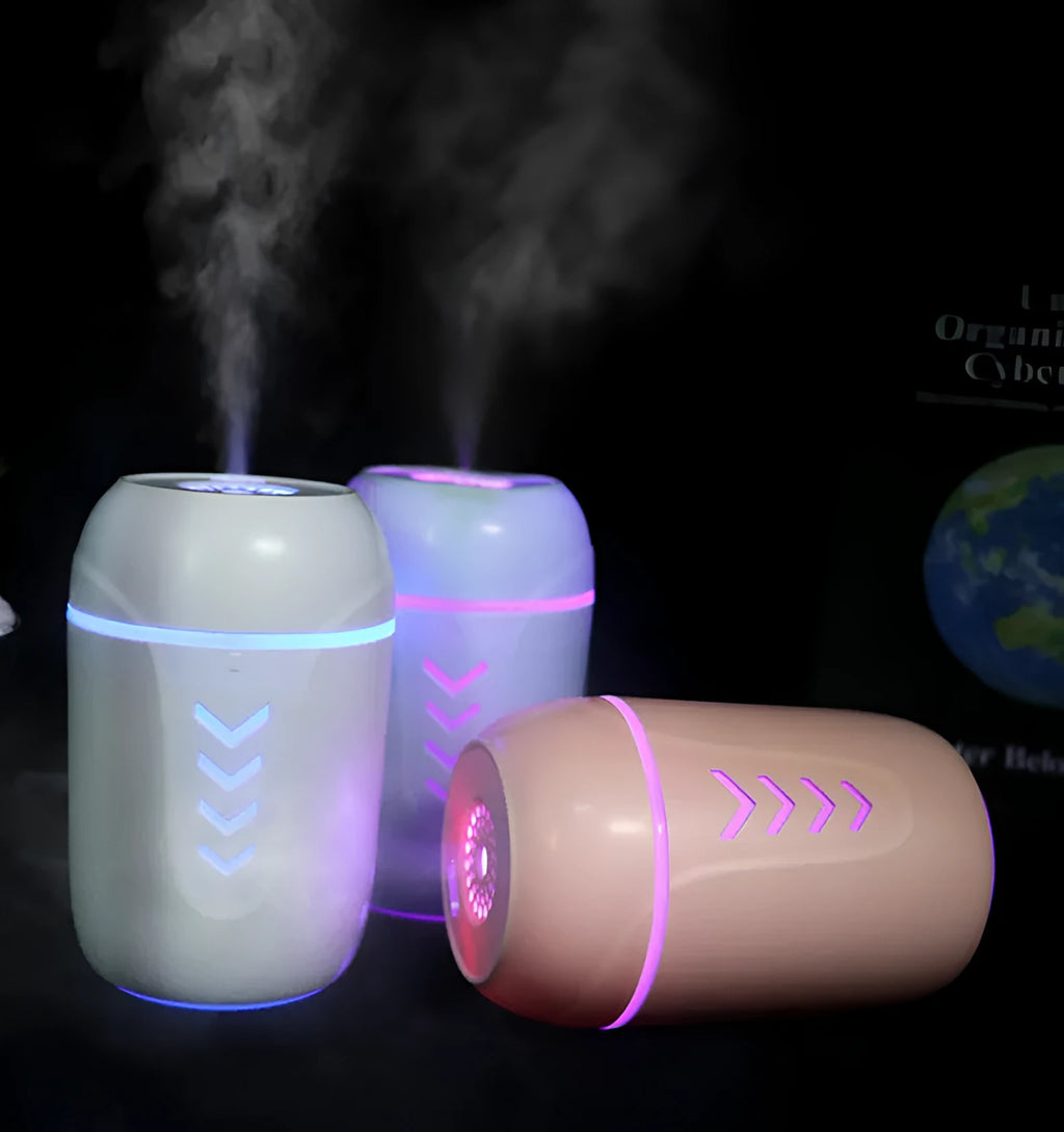 X3 portable humidifier in columnar design with 200ml tank capacity