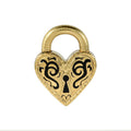 Heart-shaped stainless steel earrings with electroplated gold or steel colour finish
