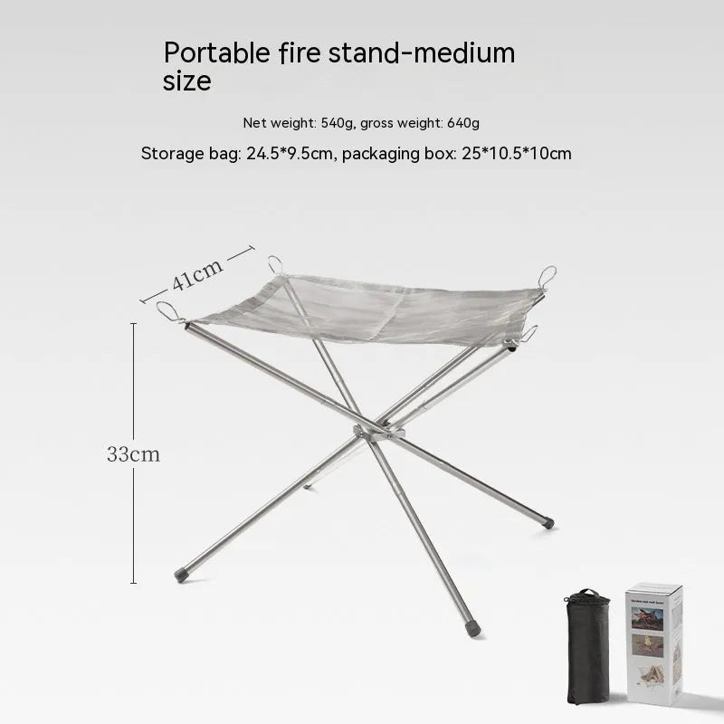 Silver stainless steel barbecue grill net, medium or large size option.