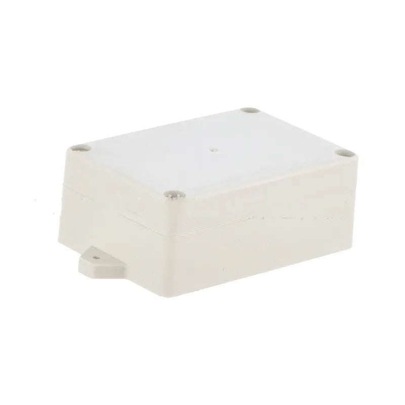F4B-1 model ABS plastic waterproof instrument box for electronic components, 100mm by 68mm by 40mm.