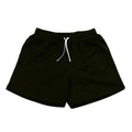 Men's black mesh quick-drying shorts for running and fitness with chemical fibre fabric
