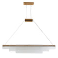 Iron and glass pendant lamp for restaurant or bar ceiling mounting