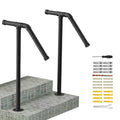 Black metal ladder support brackets for minimalist American-style shelving and storage