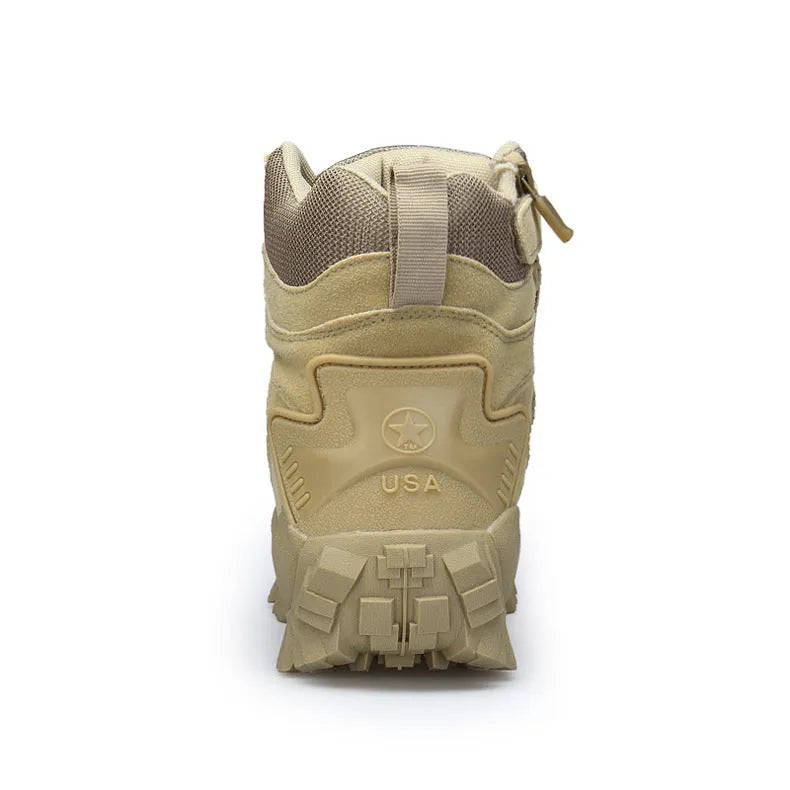 US Army Delta tactical boots for men in black colour with rubber sole