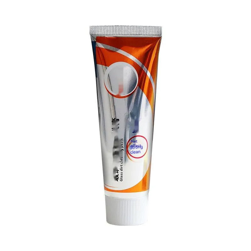 65ml car windscreen cleaning agent white paste and sponge mop for removing oil stains from glass