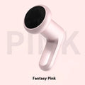 Handheld USB electric massager device in pink, white or black colours for spine and back massage