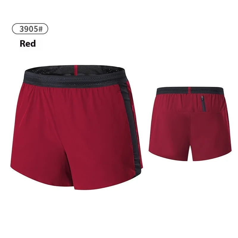 Men's black polyester basketball shorts with low-waist elasticated waistband laid flat
