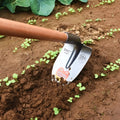 Agricultural pointed hoe with manganese steel blade for weeding and plough applications