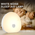 White rechargeable baby night feeding comforter with music function for infant settling
