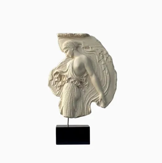 35cm tall wine goddess sculpture ornament in synthetic resin with European-style design