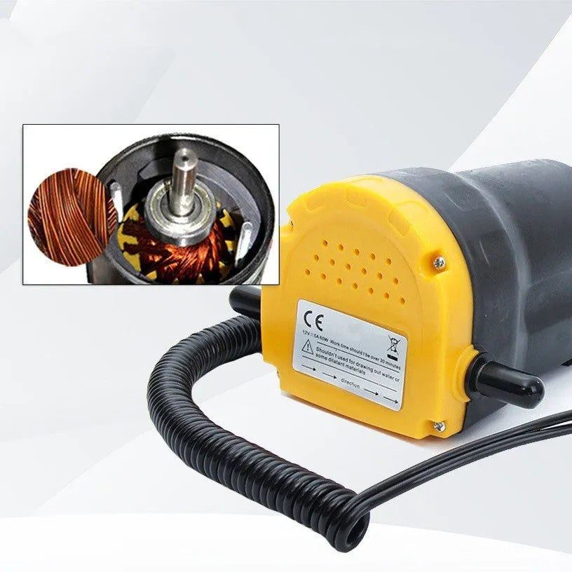 12V electric self-priming oil gear pump body made of engineering plastic for engine oil transfer