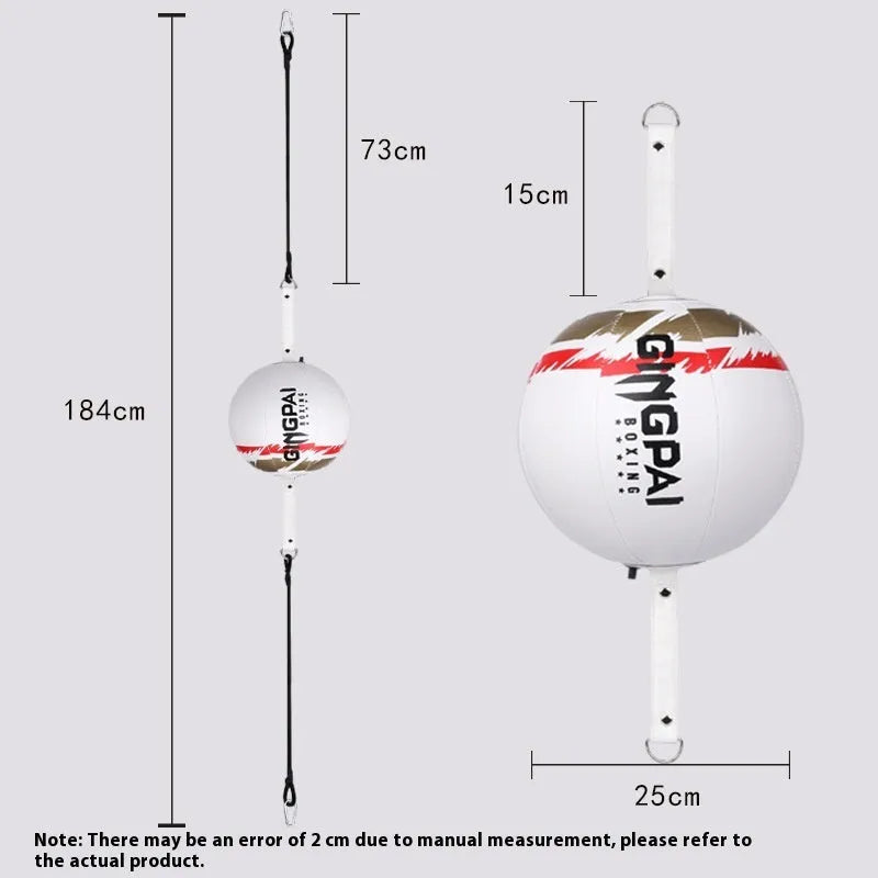 Hanging boxing speed ball in black colour for reaction training