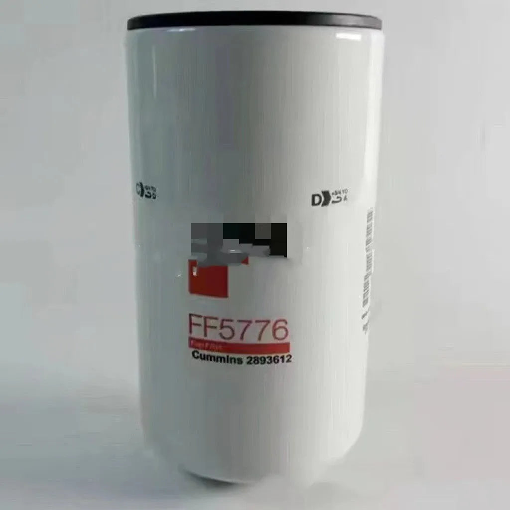 White metal diesel filter element with folding construction and 2mm inlet/outlet connections