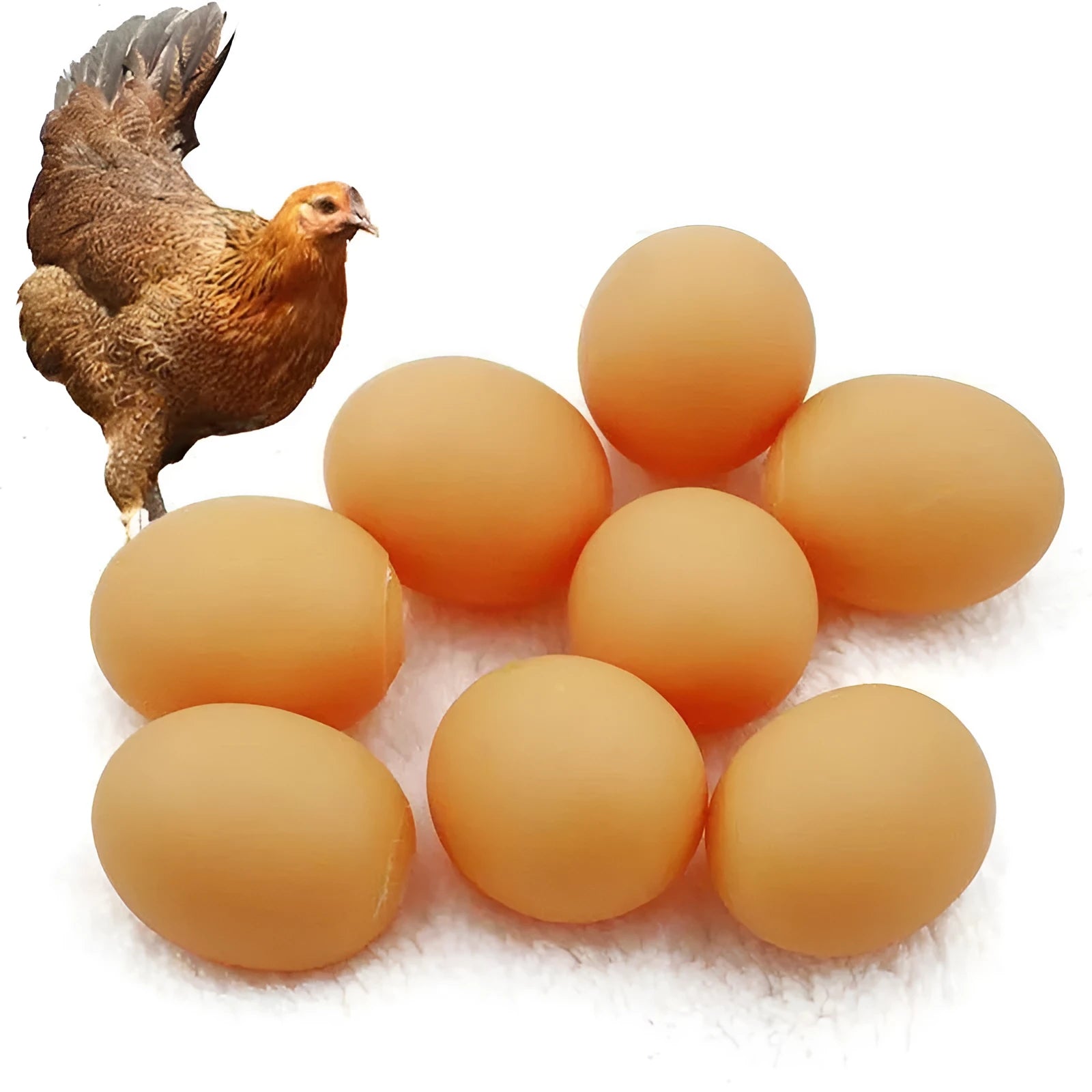 White simulation egg shaped dog toy with textured surface for teeth cleaning