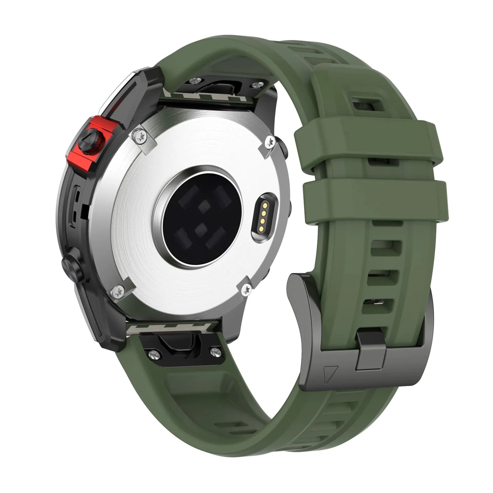 Jiaming Fenix 7 silicone quick release watchband in multiple colours showing sports style design.