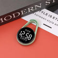 Digital LED electronic watch with luminous display and plastic strap in multiple colour options.