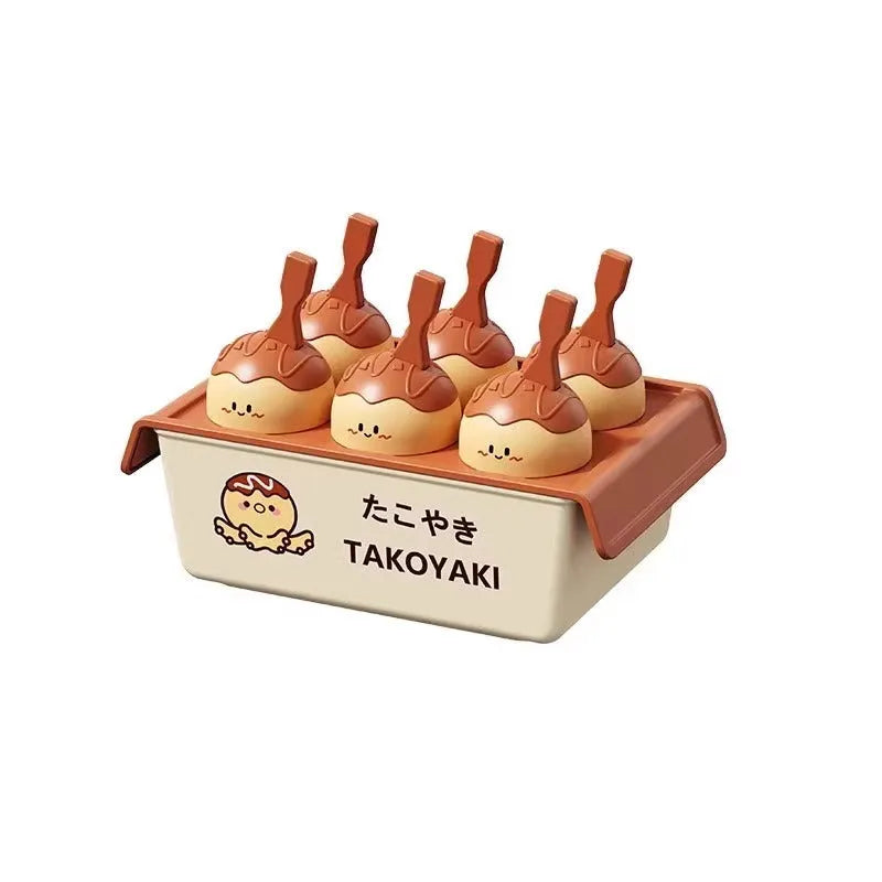 Octopus balls shaped plastic ice cream mould for homemade frozen desserts