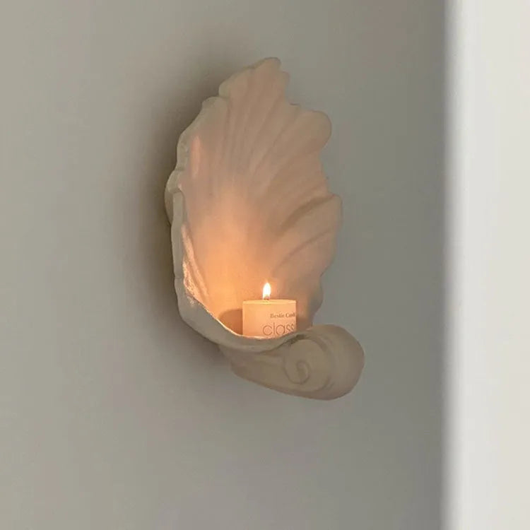 White resin simulation shell fruit plate ornament for table centrepiece decoration