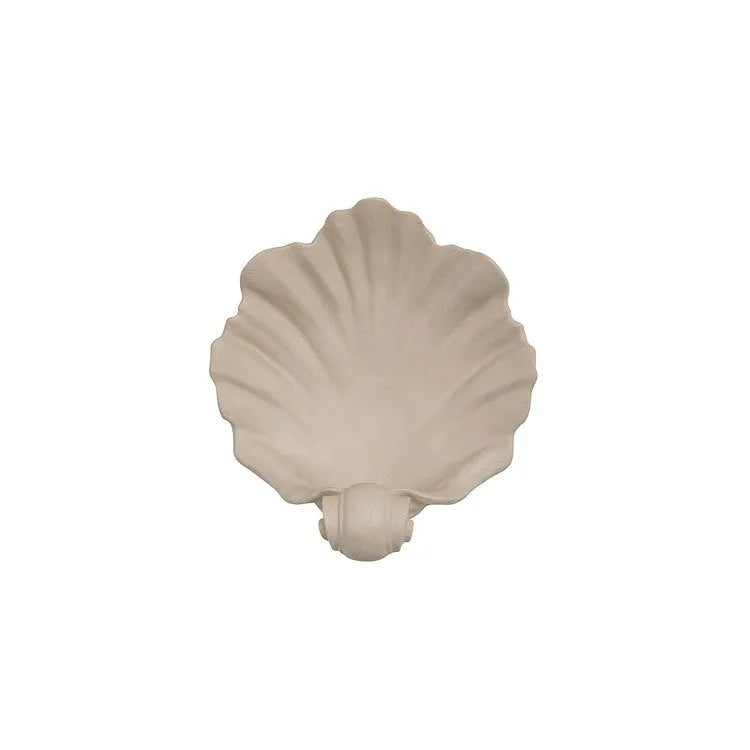 White resin simulation shell fruit plate ornament for table centrepiece decoration