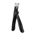 Stainless steel nail art scissors with French U-shaped design for precise cutting